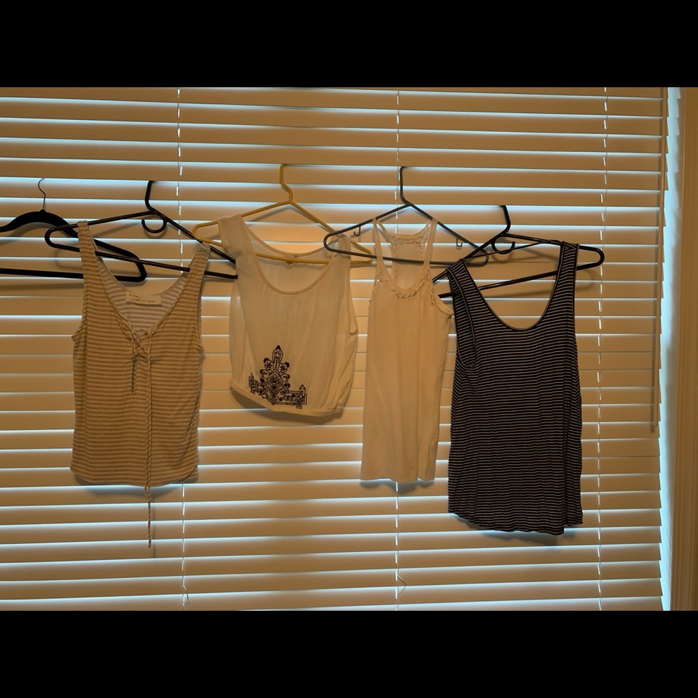 4 long tank tops